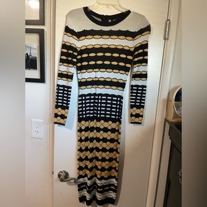 Long sleeve midi dress